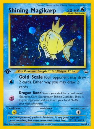 Shining Magikarp 66/64 - Neo Revelation Unlimited Holofoil - Poke-Collect