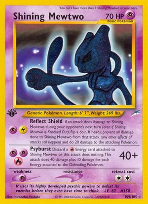 Shining Mewtwo 109/105 - Neo Destiny Unlimited Holofoil - Poke-Collect
