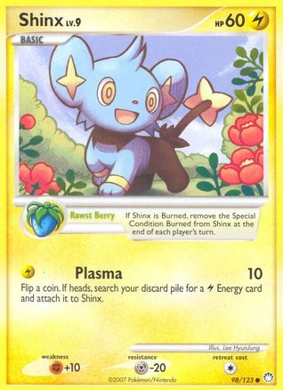 Shinx 98/123 - Mysterious Treasures Reverse Holofoil - Poke-Collect
