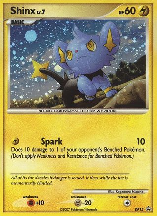 Shinx - DP15 DP15/56 - Diamond and Pearl Promos Holofoil - Poke-Collect