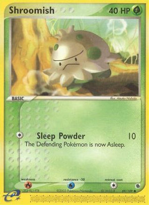 Shroomish 69/109 - Ruby and Sapphire Reverse Holofoil - Poke-Collect