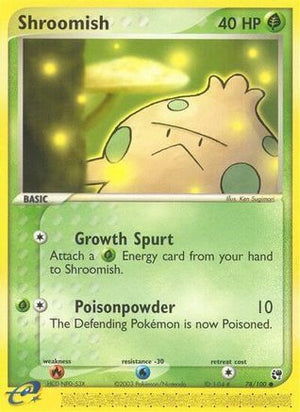 Shroomish 78/100 - Sandstorm Reverse Holofoil - Poke-Collect