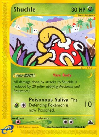 Shuckle 96/144 - Skyridge - Poke-Collect