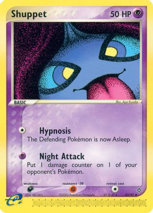 Shuppet 43/97 - Dragon Reverse Holofoil - Poke-Collect