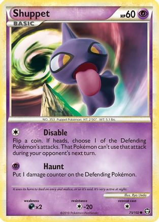 Shuppet 75/102 - Triumphant - Poke-Collect