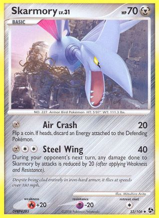 Skarmory 53/106 - Great Encounters Reverse Holofoil - Poke-Collect