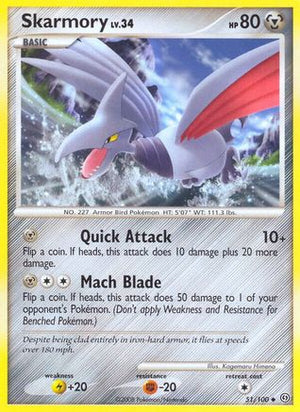 Skarmory 51/100 - Stormfront