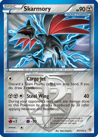 Skarmory (Team Plasma) 87/135 - Plasma Storm Reverse Holofoil - Poke-Collect