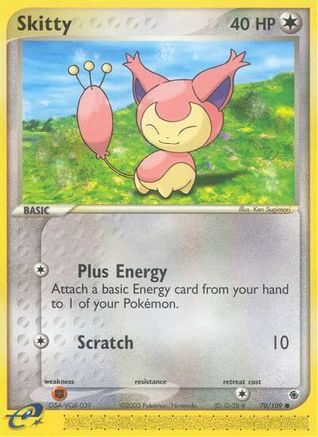 Skitty 70/109 - Ruby & Sapphire - Poke-Collect