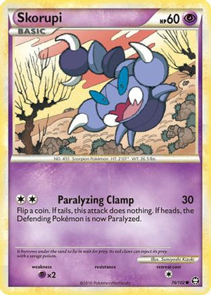 Skorupi 76/102 - HSTriumphant - Poke-Collect