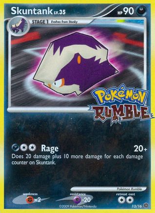 Skuntank 13/16 - Pokmon Rumble - Poke-Collect