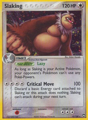 Slaking 13/108 - Power Keepers Holofoil - Poke-Collect
