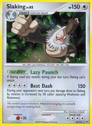 Slaking 16/127 - Platinum Reverse Holofoil - Poke-Collect