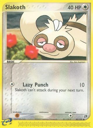 Slakoth 80/100 - Sandstorm - Poke-Collect