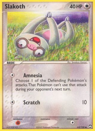 Slakoth 63/108 - Power Keepers - Poke-Collect
