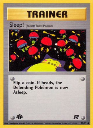 Sleep! 79/82 - Team Rocket 1st Edition - Poke-Collect