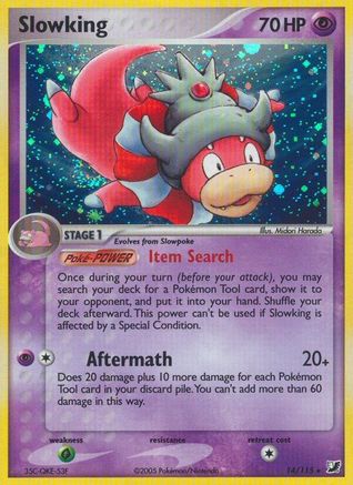 Slowking 14/115 - Unseen Forces Reverse Holofoil - Poke-Collect