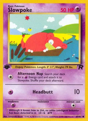 Slowpoke 67/82 - Team Rocket 1st Edition - Poke-Collect
