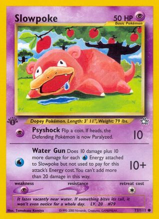 Slowpoke 73/111 - Neo Genesis 1st Edition - Poke-Collect