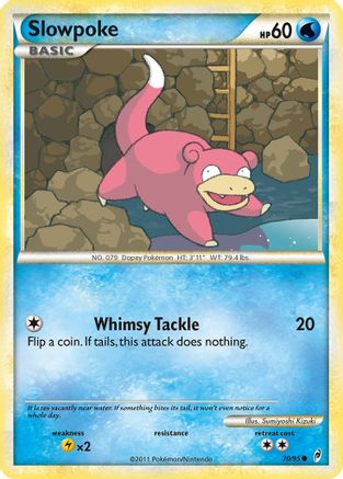 Slowpoke 70/95 - Call of Legends Reverse Holofoil - Poke-Collect