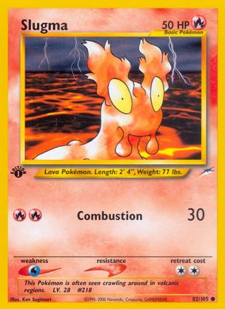 Slugma 82/105 - Neo Destiny Unlimited - Poke-Collect