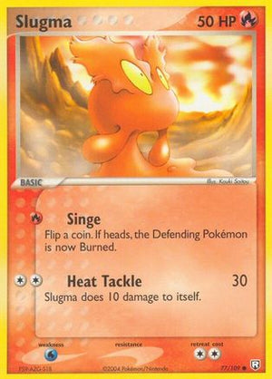 Slugma 77/109 - Team Rocket Returns Reverse Holofoil - Poke-Collect