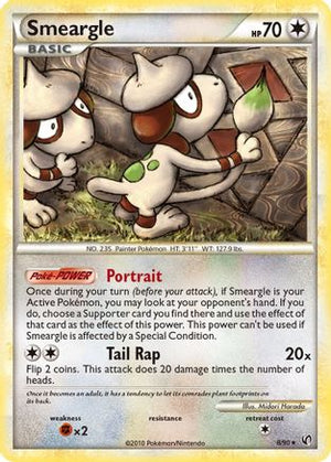Smeargle 8/90 - HSUndaunted Holofoil - Poke-Collect