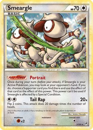 Smeargle 21/95 - Call of Legends Holofoil - Poke-Collect