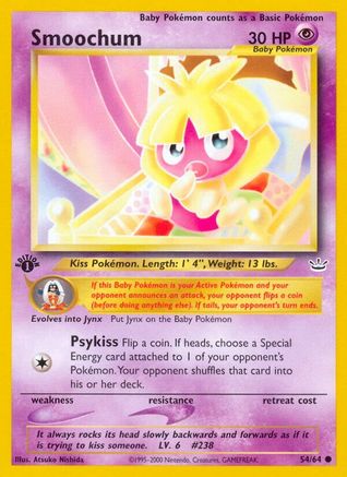 Smoochum 54/64 - Neo Revelation 1st Edition - Poke-Collect