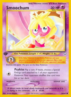 Smoochum 54/64 - Neo Revelation 1st Edition - Poke-Collect