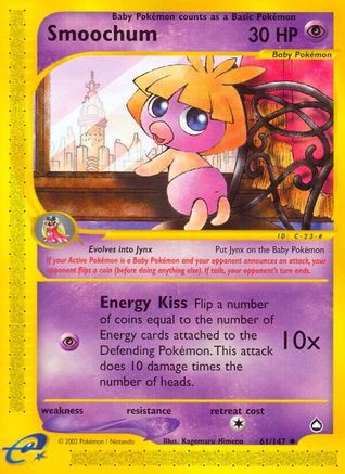 Smoochum 61/147 - Aquapolis - Poke-Collect