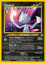 Sneasel 25/111 - Neo Genesis 1st Edition - Poke-Collect