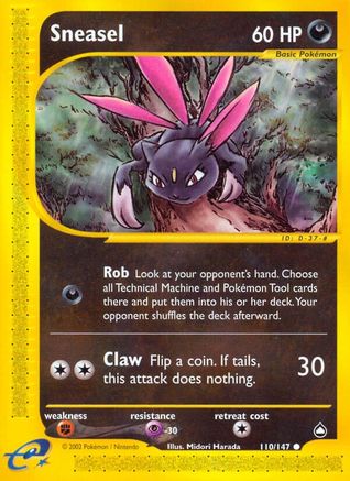 Sneasel 110/147 - Aquapolis - Poke-Collect