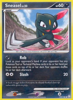 Sneasel 120/146 - Legends Awakened Reverse Holofoil - Poke-Collect