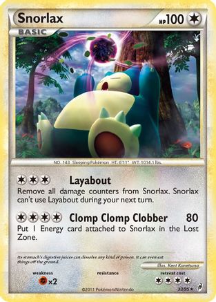 Snorlax 33/95 - Call of Legends - Poke-Collect