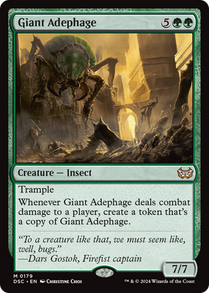 Giant Adephage (DSC-179) - Duskmourn: House of Horror Commander - Poke-Collect