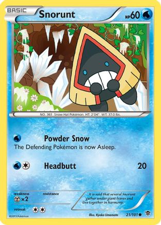 Snorunt 21/101 - Plasma Blast - Poke-Collect