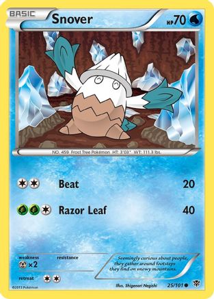 Snover 25/101 - Plasma Blast - Poke-Collect