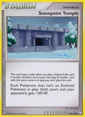 Snowpoint Temple 134/146 - Legends Awakened Reverse Holofoil - Poke-Collect