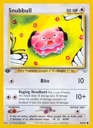 Snubbull 55/64 - Neo Revelation 1st Edition - Poke-Collect
