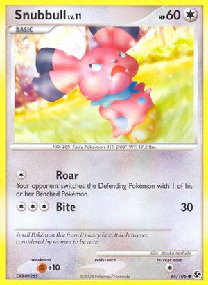 Snubbull 84/106 - Great Encounters Reverse Holofoil - Poke-Collect