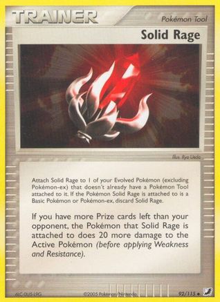 Solid Rage 92/115 - Unseen Forces Reverse Holofoil - Poke-Collect