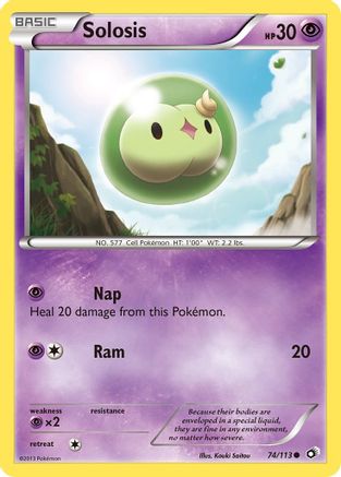 Solosis 74/113 - Legendary Treasures - Poke-Collect