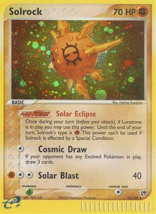 Solrock 13/100 - Sandstorm Reverse Holofoil - Poke-Collect