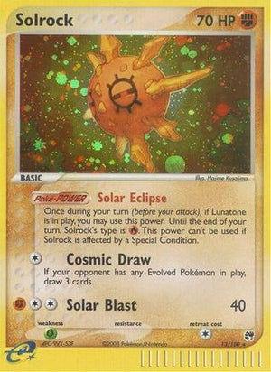 Solrock 13/100 - Sandstorm Reverse Holofoil - Poke-Collect