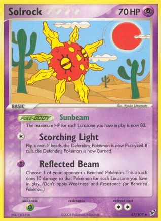 Solrock 47/107 - Deoxys - Poke-Collect