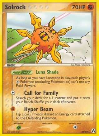 Solrock 25/92 - Legend Maker Reverse Holofoil - Poke-Collect