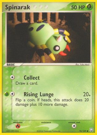 Spinarak 78/109 - Team Rocket Returns Reverse Holofoil - Poke-Collect