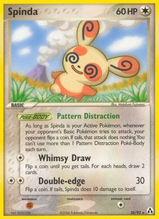 Spinda 26/92 - Legend Maker Reverse Holofoil - Poke-Collect