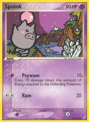 Spoink 62/100 - Crystal Guardians Reverse Holofoil - Poke-Collect